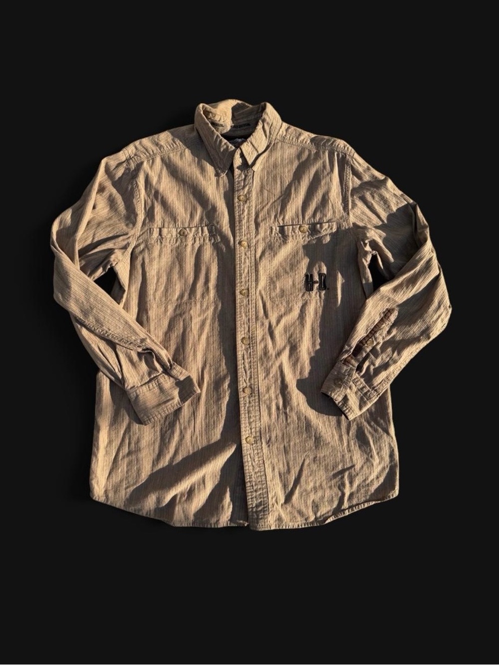 Harley-Davidson Beige Lightweight Shirt Jacket